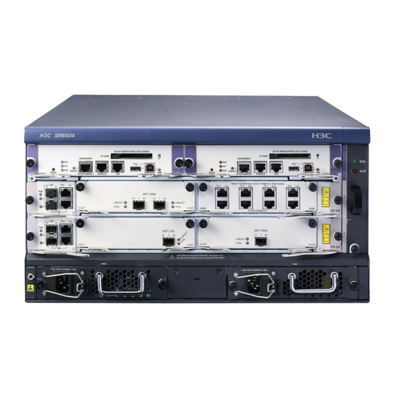H3C SR6604 Installation Manual