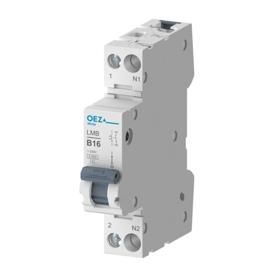 OEZ LMB Series Instructions For Use Manual