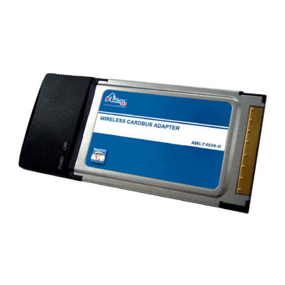 Airlink101 AWLC4030 User Manual