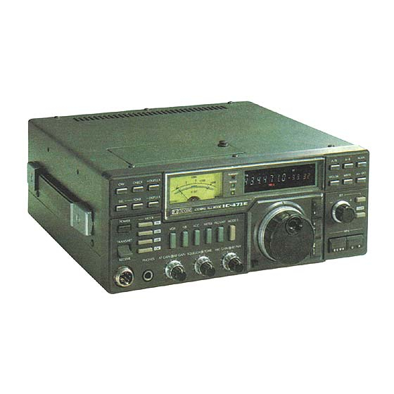 Icom IC-471H Instruction Manual