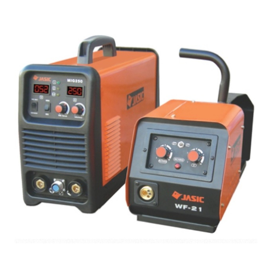 User Manuals: Jasic MIG 250S Welding Machine