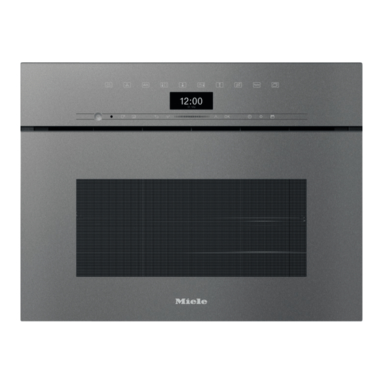 Miele DGC 7440 X Operating And Installation Instructions