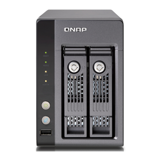 QNAP Turbo NAS TS-219P Series Quick Installation Manual