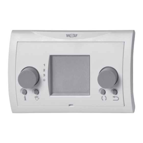Wolf BML Excellent Installation, Operation And Maintenance Instructions