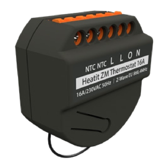 Heatit ZM 16A Installer Manual