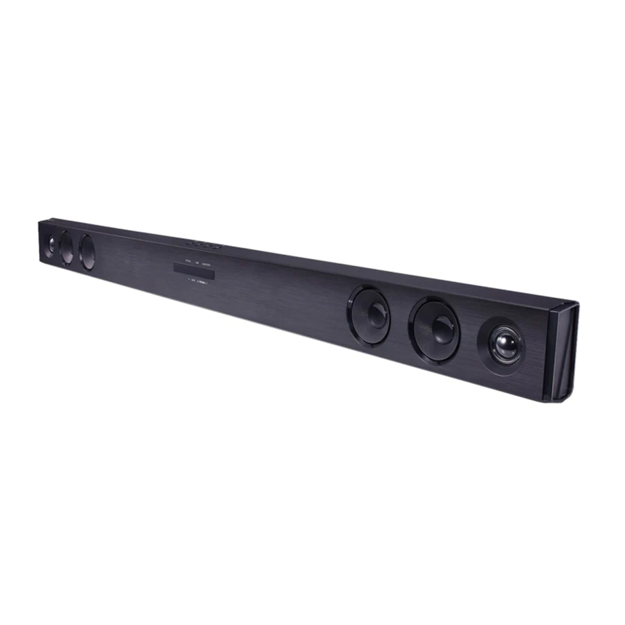 LG SK1D - Sound Bar Simple Manual