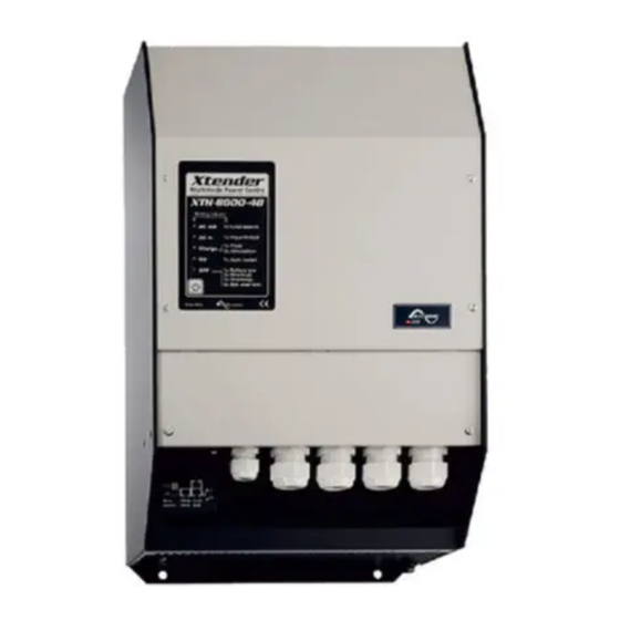 Studer Innotec SA XTH 3000-12 User Manual