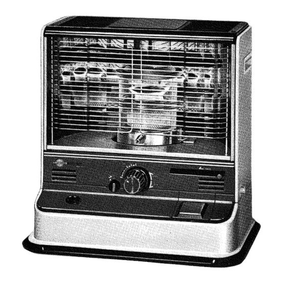 Toyostove RSA-850 Operation And Maintenance Instructions