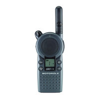 Motorola CLS1110 - CLS 1110 UHF User Manual