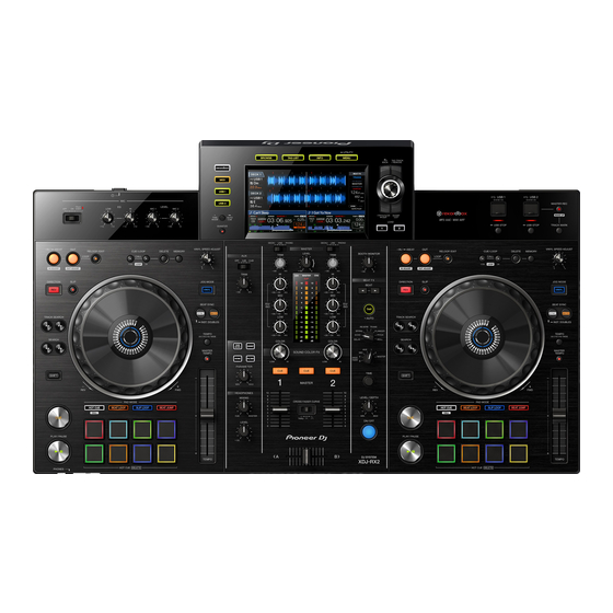 PIONEER DJ XDJ-RX2 Manuals
