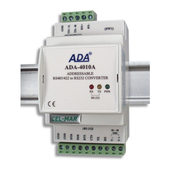 CEL-MAR ADA-4010A User Manual