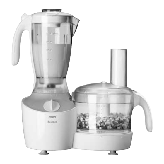 Philips Essence HR7755 Recipes & Directions For Use