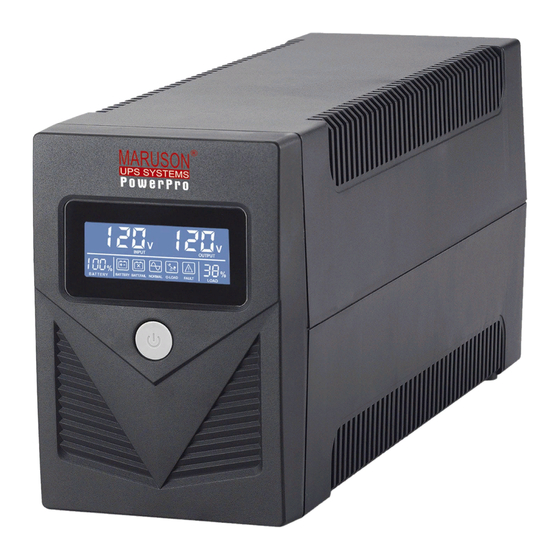 Maruson PRO-650LCD User Manual
