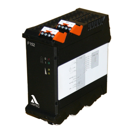 Lamtec F152 Manual
