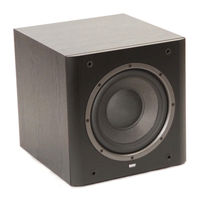 Bowers & Wilkins Active Subwoofer ASW600 Owner's Manual & Warranty