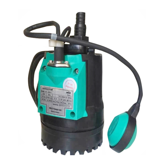 Wilo PD-180E Owner's Manual