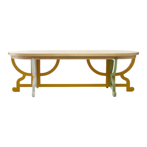 Moooi Paper Table Patchwork Quick Start Manual