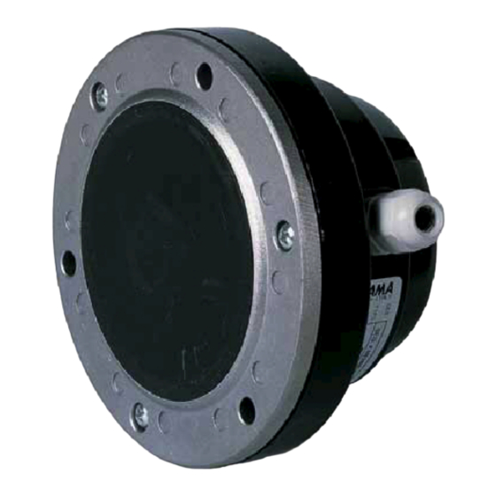 FIAMA SM85.ATEX Use And Maintenance Manual