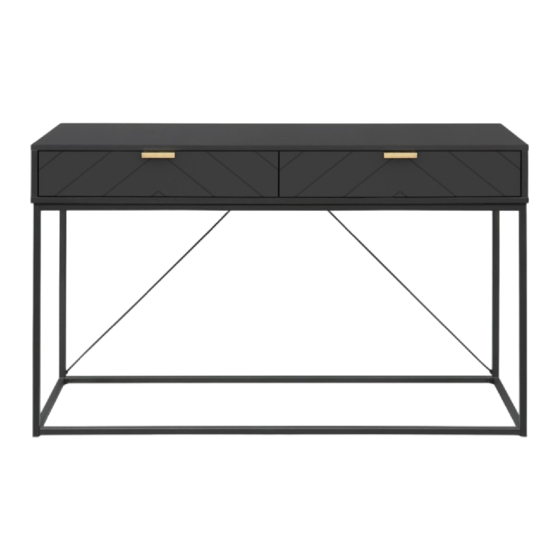 Mocka Inca Console Table Assembly Instructions Manual