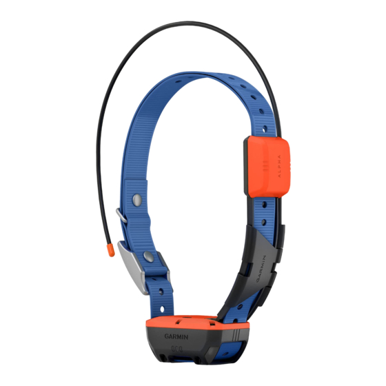 Garmin T20 Owner's Manual