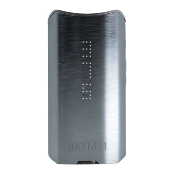 DaVinci IQ3 Manual