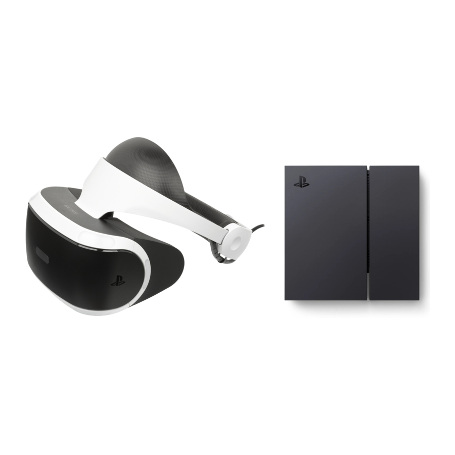 Sony PlayStation VR Manual