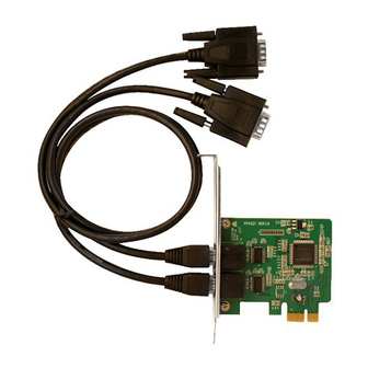 SIIG PCI Express Serial Manuals