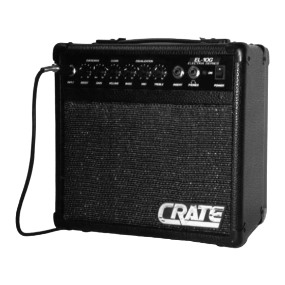 Crate EL-10G Owner's Manual