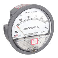 Dwyer Instruments Magnehelic 2000 Series Operating Instructions Manual