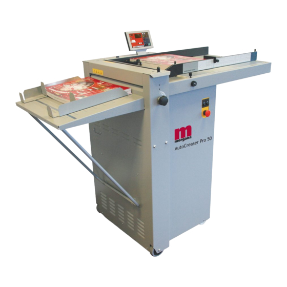 Morgana AutoCreaser 50 Operator's Manual