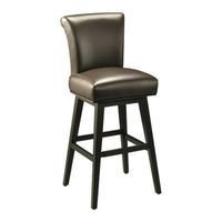 Wayfair Bar stool Black bonded leather Assembly Instructions Manual