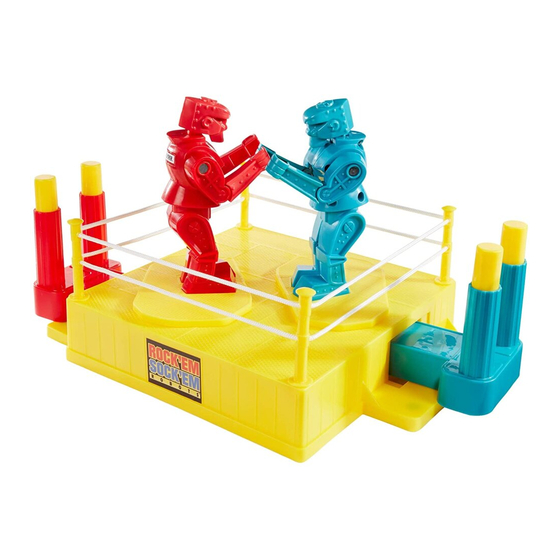 Mattel Fisher-Price Rock'em Sock'em Robots CCX97 Assembly Instructions