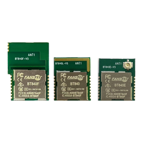 Fanstel BlurNor BT840F Manual