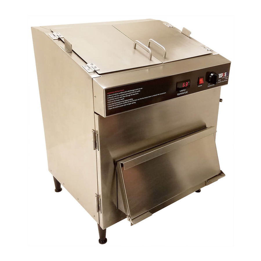 Benchmark USA 26 Gallon Tortilla Chip Warmer Owner's Manual