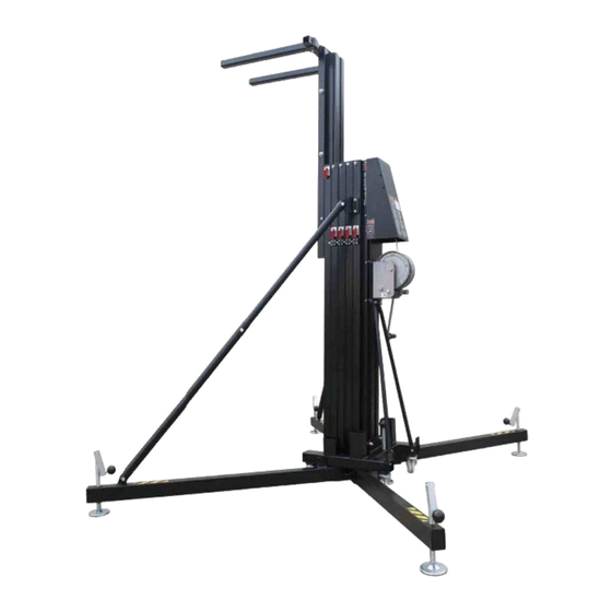 PRO LIFTS VMB TL-A400/8 Line Array Lifter Manuals