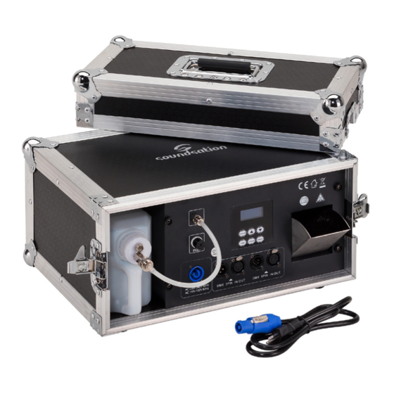 soundsation ZEPHIRO 1000ST HAZE User Manual