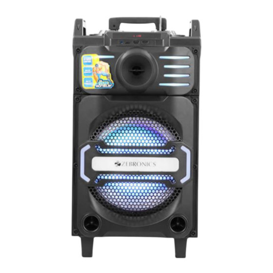 Zebronics ZEB-MOVING MONSTER X10 Manual