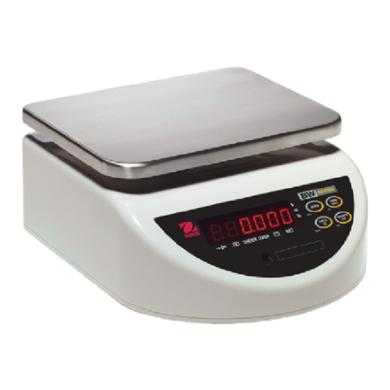 OHAUS BW Series User Manual