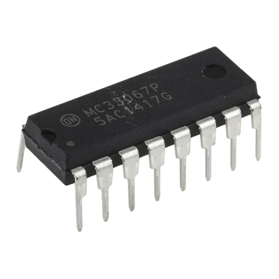 ON Semiconductor MC33067 Manual