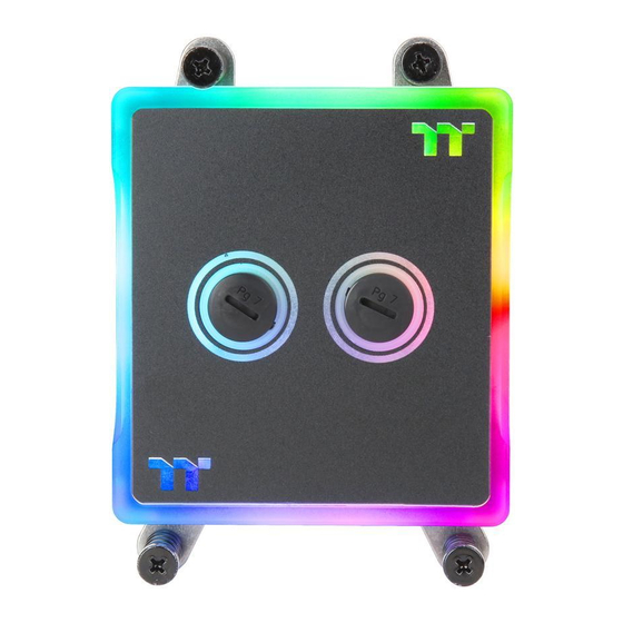 Thermaltake Pacific W6  AMD T4 Installation Manual