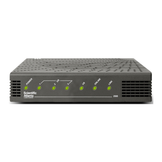 Scientific Atlanta DPC2505TM User Manual