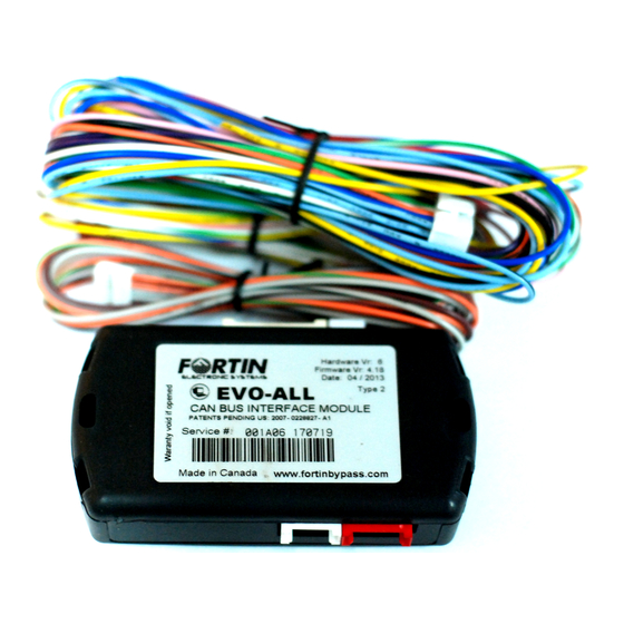 Fortin Evo-All Regular Installation