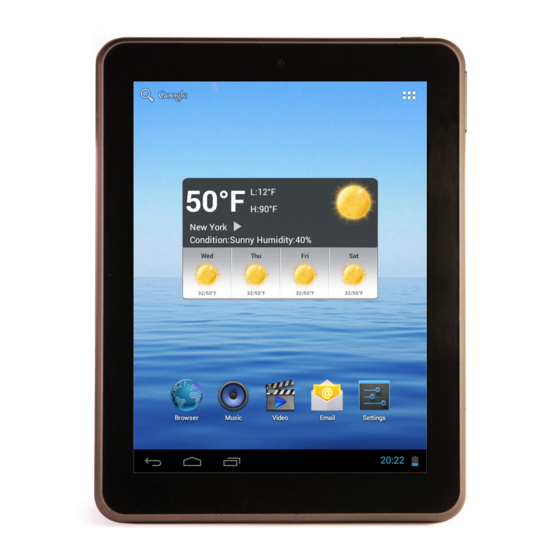 Nextbook Premium 8SE Quick Start Manual