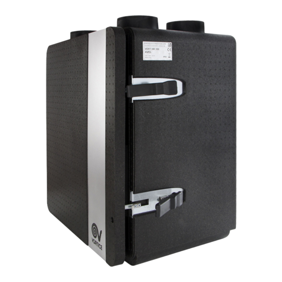 Vortice VORT HR 350 AVEL Installation Manual