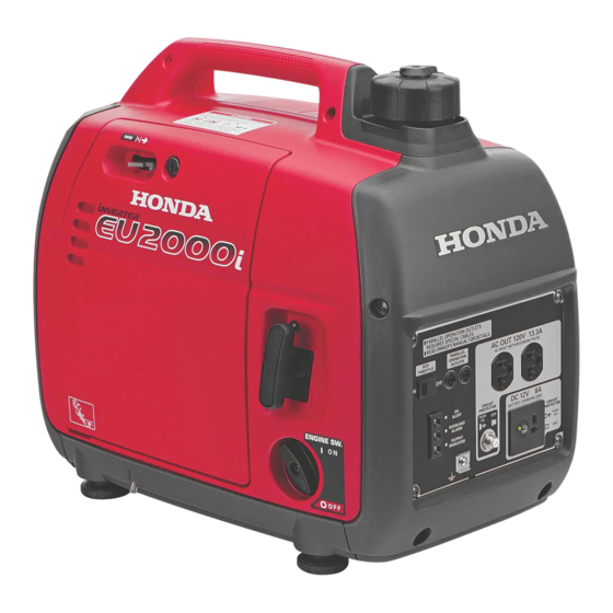 Honda EU2000i Shop Manual
