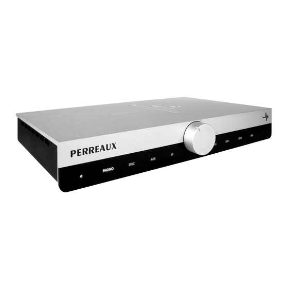 Perreaux Audiant 80i Owner's Manual