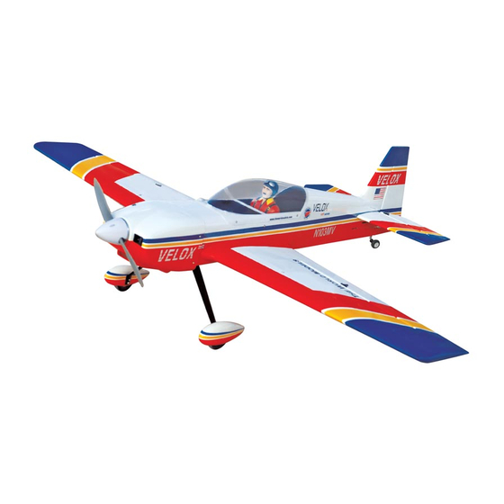THE WORLD MODELS Velox REV II-60 Instruction Manual