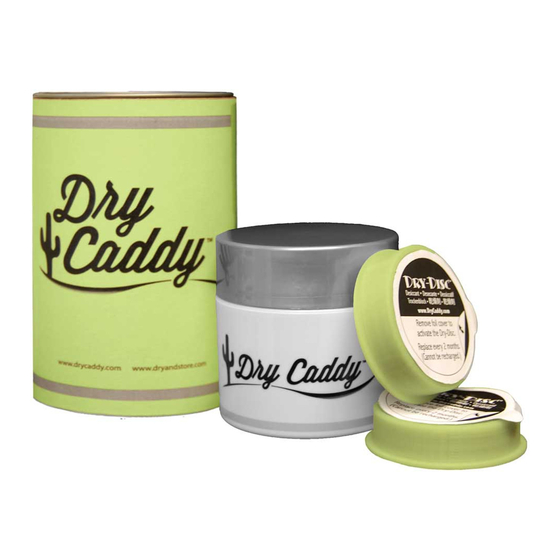 Dry & Store Dry Caddy Quick Start Manual