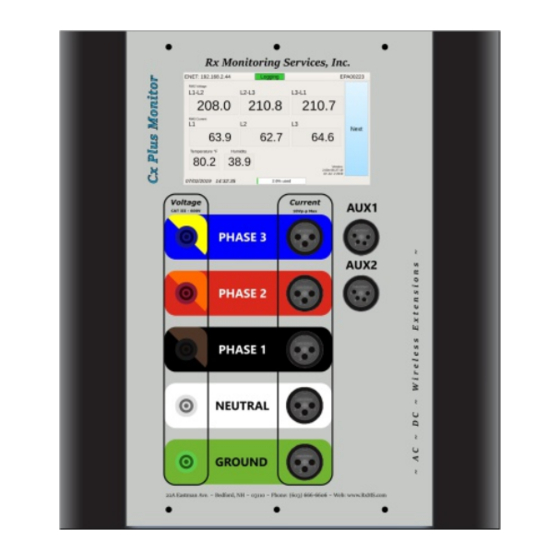Rx Monitoring Services CX Plus Installation Manual