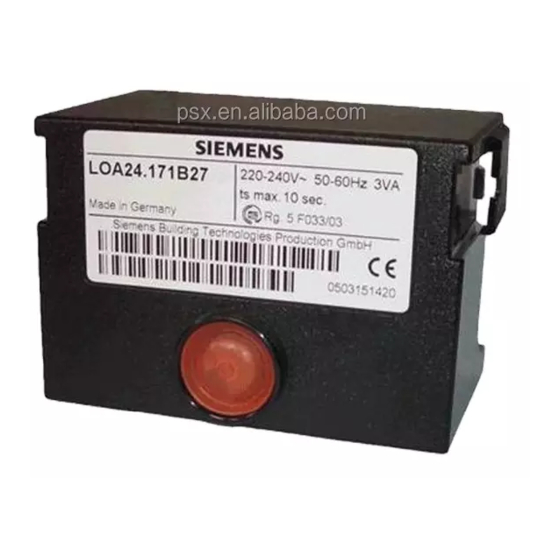 Siemens LOA2 Series Manuals